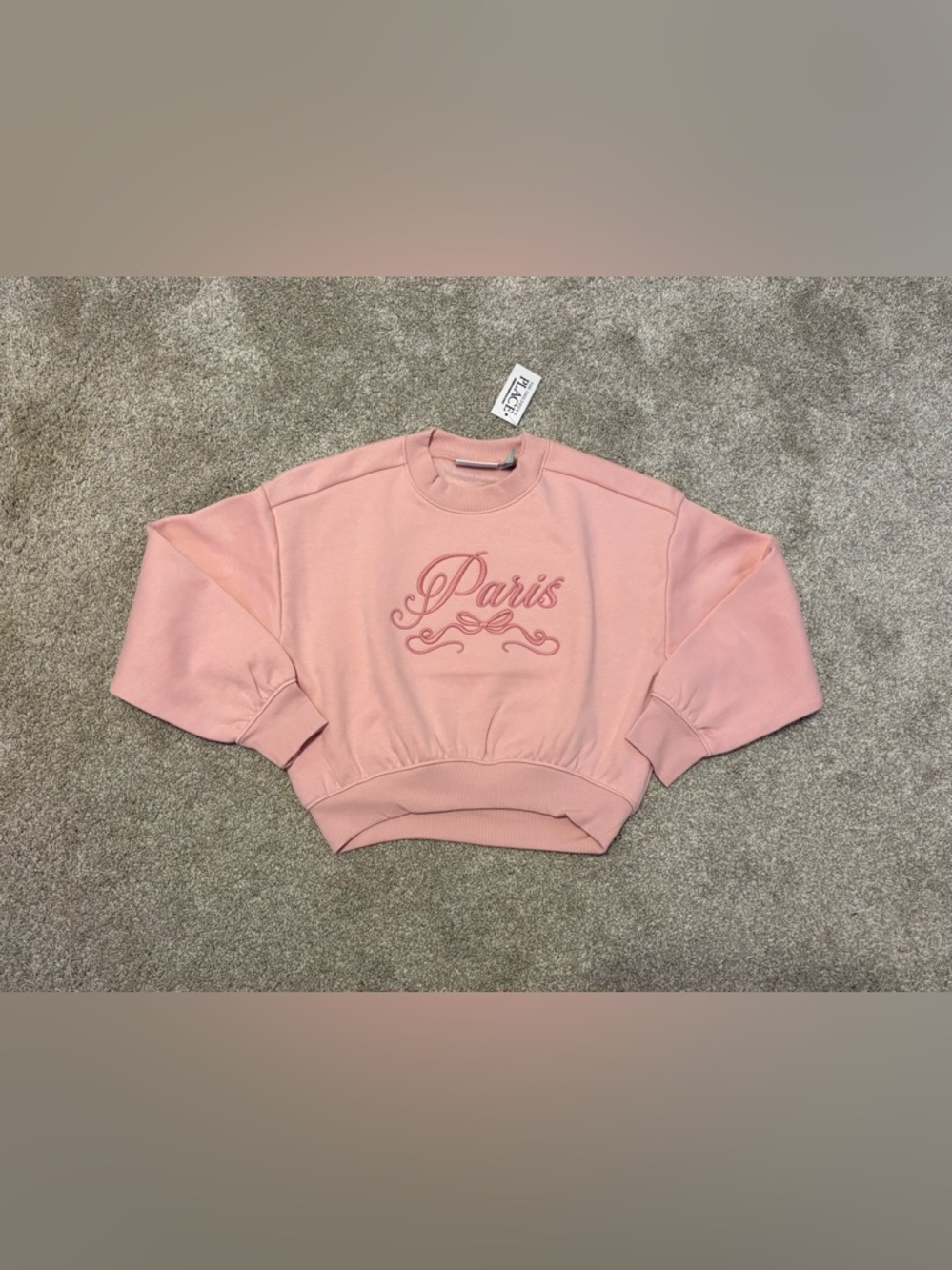 NWT Girls Children’s Place “Paris” Sweatshirt Size 5/6